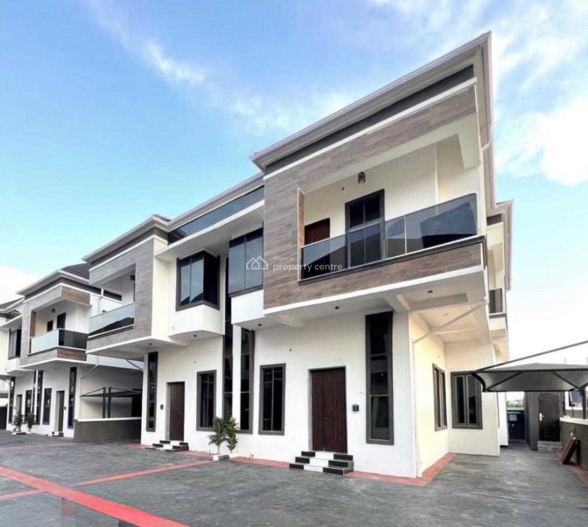 4 Bedroom Semi Detached Duplex with a Bq, Orchid Road, Lekki, Lagos, Semi-detached Duplex for Rent