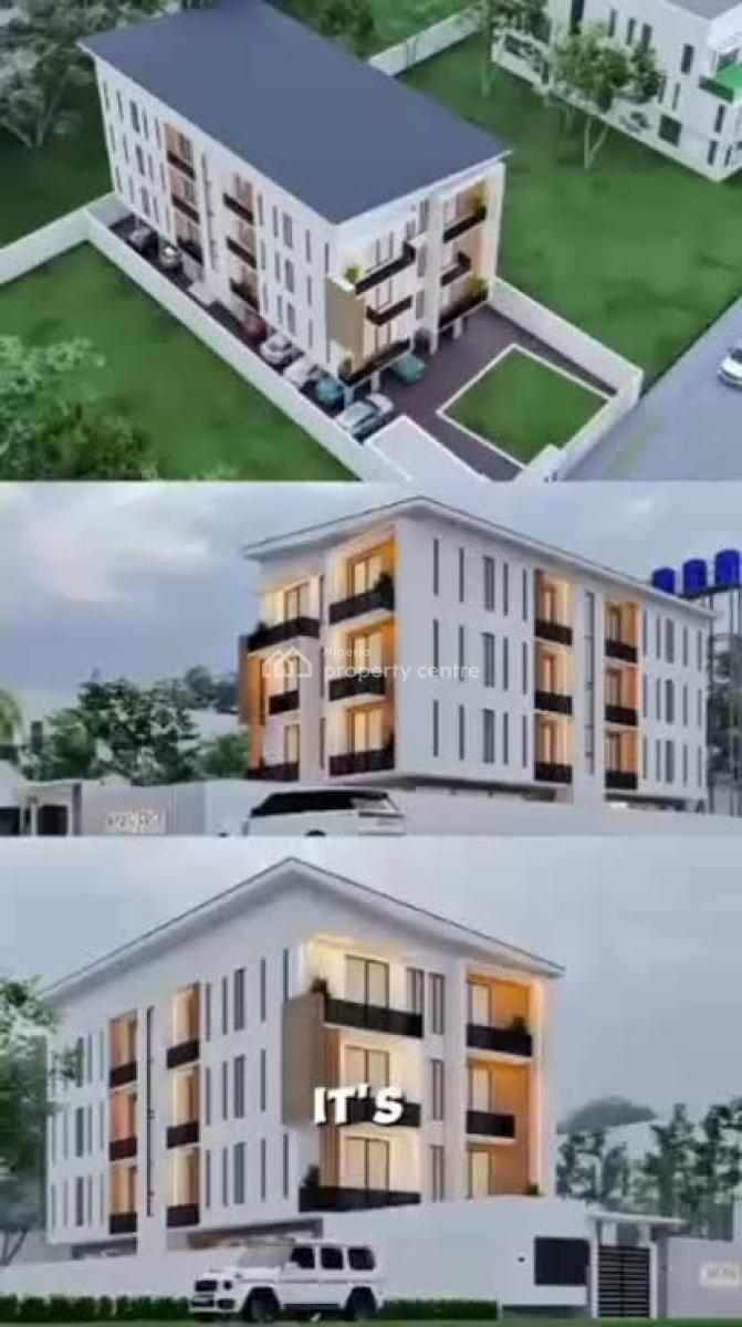 Luxury 2 Bedroom Apartment with Cofo Beside Lagos Airport, Amazing Grace Court 3,10minutes to Mmia, Ajao Estate, Ikeja, Lagos, Block of Flats for Sale