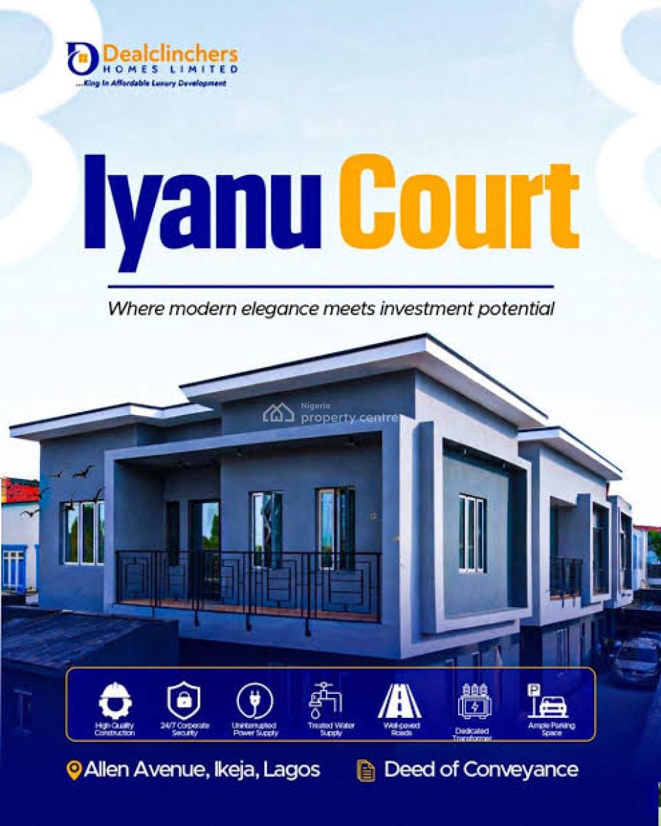 Luxury 2 Bedroom Apartment with Bq, Iyanu Court,, Allen, Ikeja, Lagos, Block of Flats for Sale
