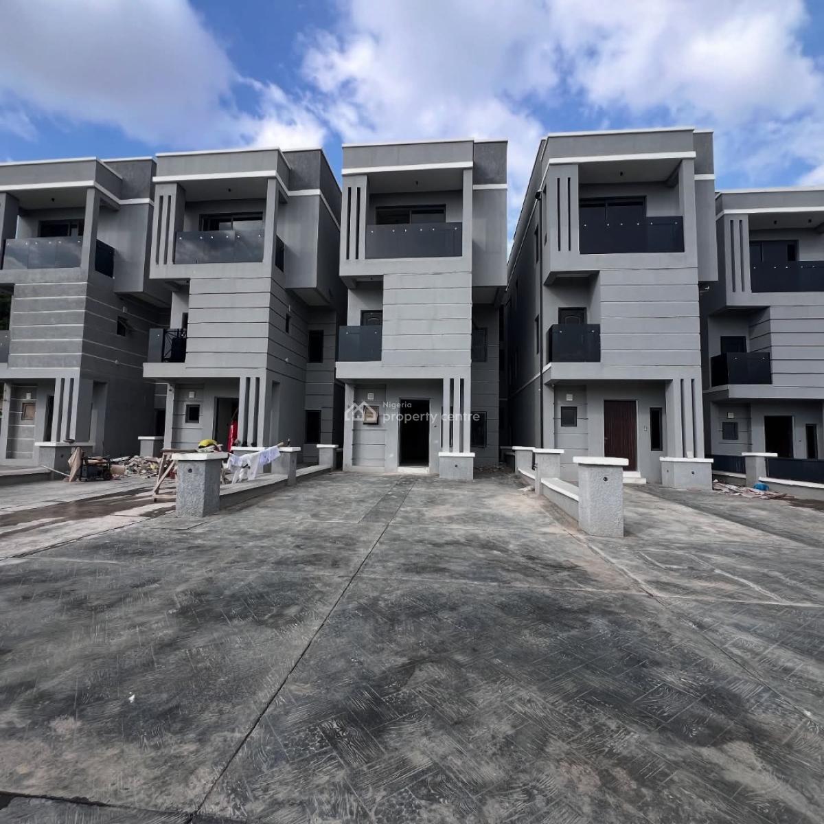 Luxury 5-bedroom Serviced & Furnished Terrace --- Durumi, American International School, Durumi, Abuja, Terraced Duplex for Rent