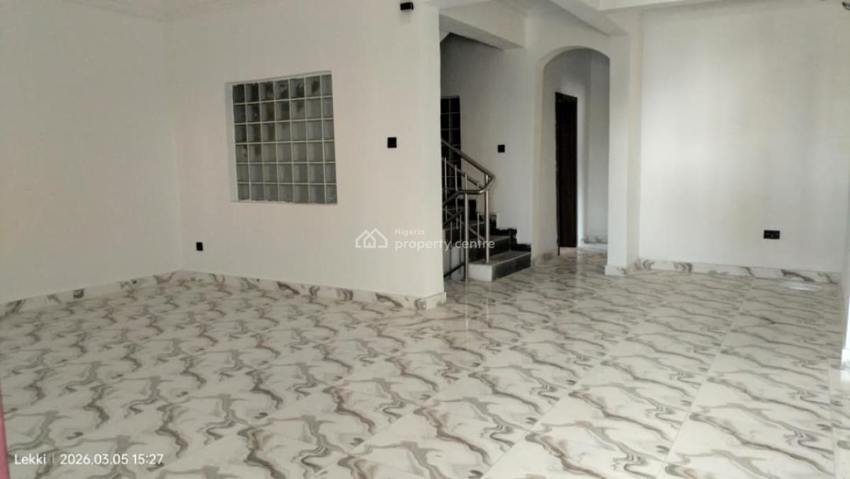 Executive Self-serviced 4-bedroom Semi-detached Duplex with Bq, Chevy View Estate, Chevron, Lekki, Lagos, Semi-detached Duplex for Rent