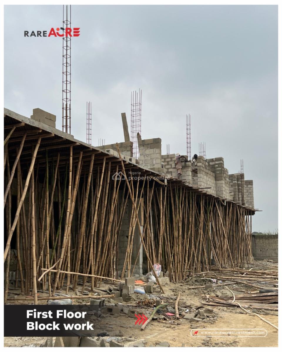 4 Bedrooms Spacious Terraced Duplex, Cooperative City Way, Sangotedo, Ajah, Lagos, Terraced Duplex for Sale