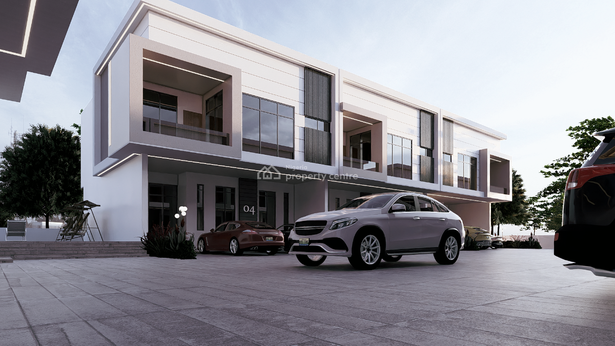 4 Bedrooms Spacious Terraced Duplex, Cooperative City Way, Sangotedo, Ajah, Lagos, Terraced Duplex for Sale