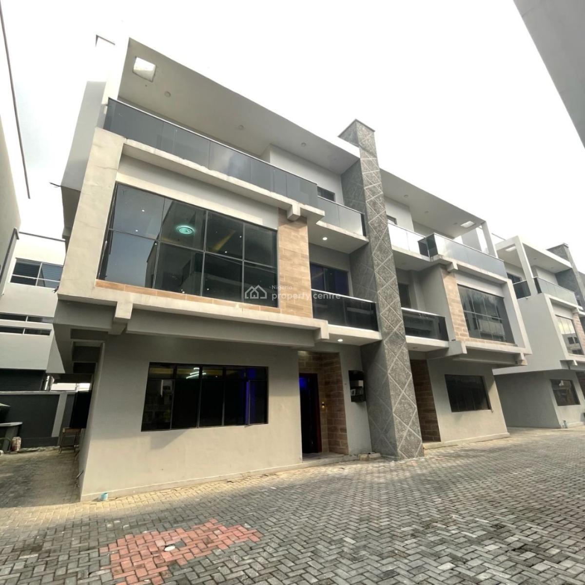 Fully Serviced 5 Bedrooms Semi Detached Duplex with Bq,  Swimming Pool, Ikate, Lekki, Lagos, Semi-detached Duplex for Sale