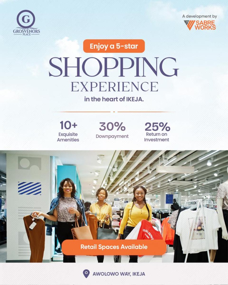 Own Sqms Commercial Space, Grosvenors Place, Awolowo Way, Ikeja, Lagos, Commercial Property for Sale