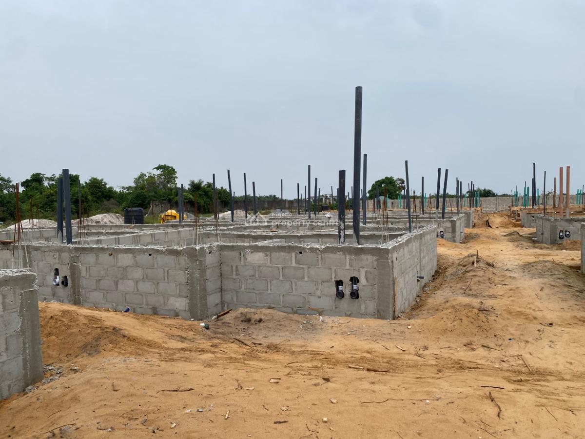 Carcass 4 Bedroom Fully Detached Bungalows, Ay Luxury Bungalows, Igando, Ibeju Lekki, Lagos, Detached Bungalow for Sale