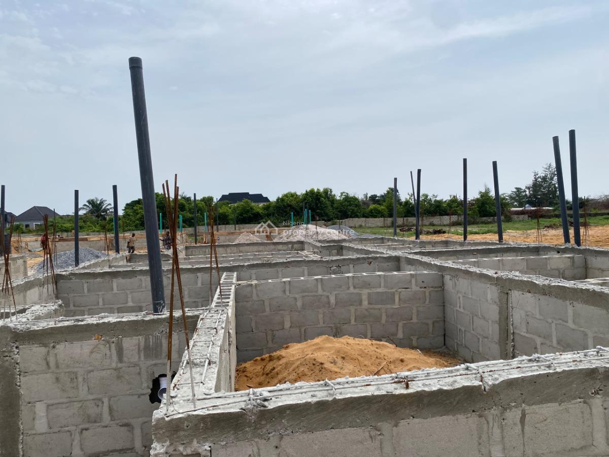 Carcass 4 Bedroom Fully Detached Bungalows, Ay Luxury Bungalows, Igando, Ibeju Lekki, Lagos, Detached Bungalow for Sale