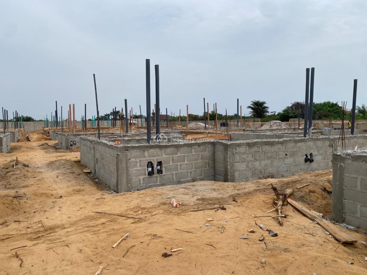 Carcass 4 Bedroom Fully Detached Bungalows, Ay Luxury Bungalows, Igando, Ibeju Lekki, Lagos, Detached Bungalow for Sale