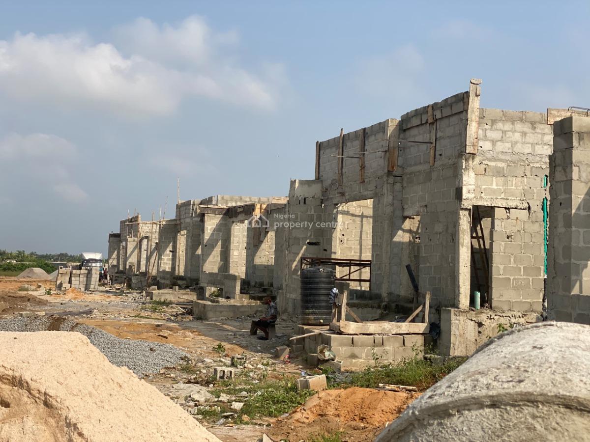 Carcass 4 Bedroom Fully Detached Bungalows, Ay Luxury Bungalows, Igando, Ibeju Lekki, Lagos, Detached Bungalow for Sale