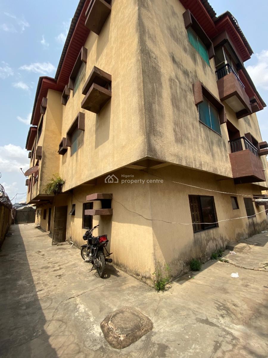 Vacant 2 Story Building 5 Units of 3 Bedroom Flats 1 Unit of 3 Bedroom Warehouse, Ago Palace, Isolo, Lagos, Block of Flats for Sale