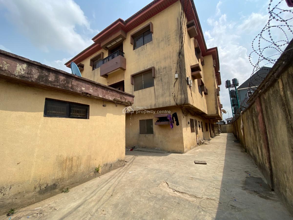 Vacant 2 Story Building 5 Units of 3 Bedroom Flats 1 Unit of 3 Bedroom Warehouse, Ago Palace, Isolo, Lagos, Block of Flats for Sale