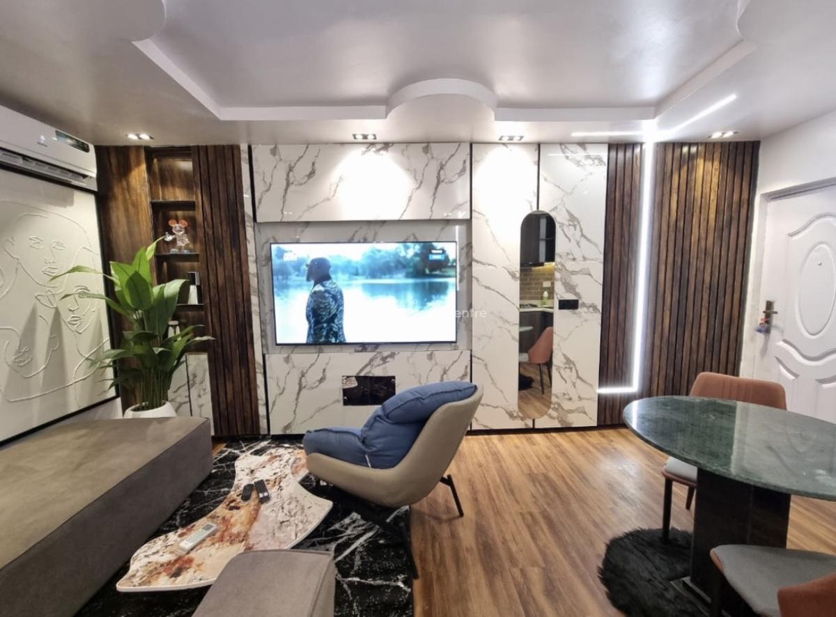 Unfurnished 1 Bedroom Mini Flat, Kenneth Agbakuru Street, Lekki Phase 1, Lekki, Lagos, Mini Flat (room and Parlour) for Rent