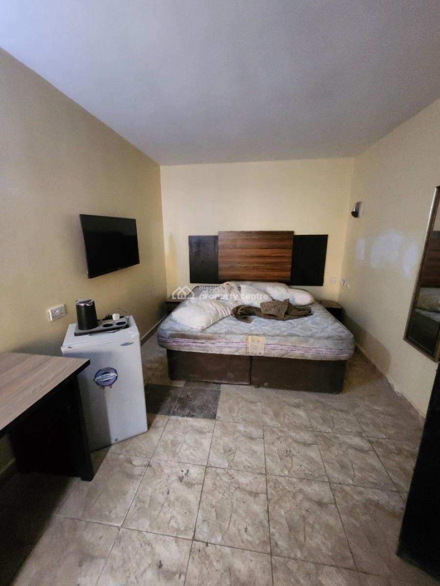 Clean 1 Bedroom Flat, Furnished,  Tarred Road, By Arab, Utako, Abuja, Flat / Apartment for Rent