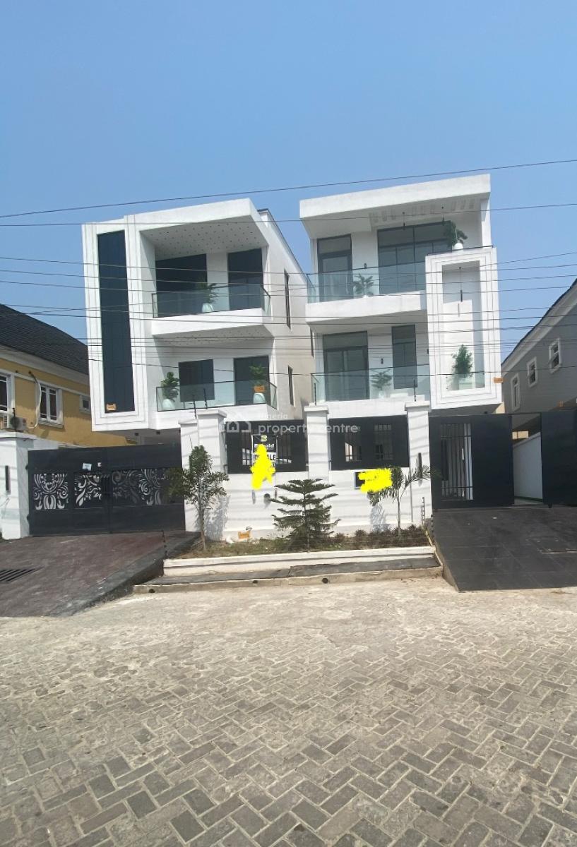 Luxury 6 Bedroom Fully Detached Duplex with Bq, Chevron, Lekki Phase 2, Lekki, Lagos, Detached Duplex for Sale
