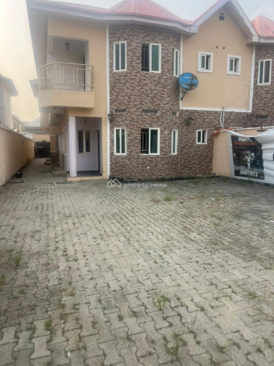 Fantastic 4 Bedrooms + Bq Semi-detached Duplex, Admiralty Homes Estate, Alpha Beach Road, New-road Bustop, Igbo Efon, Lekki, Lagos, Semi-detached Duplex for Sale
