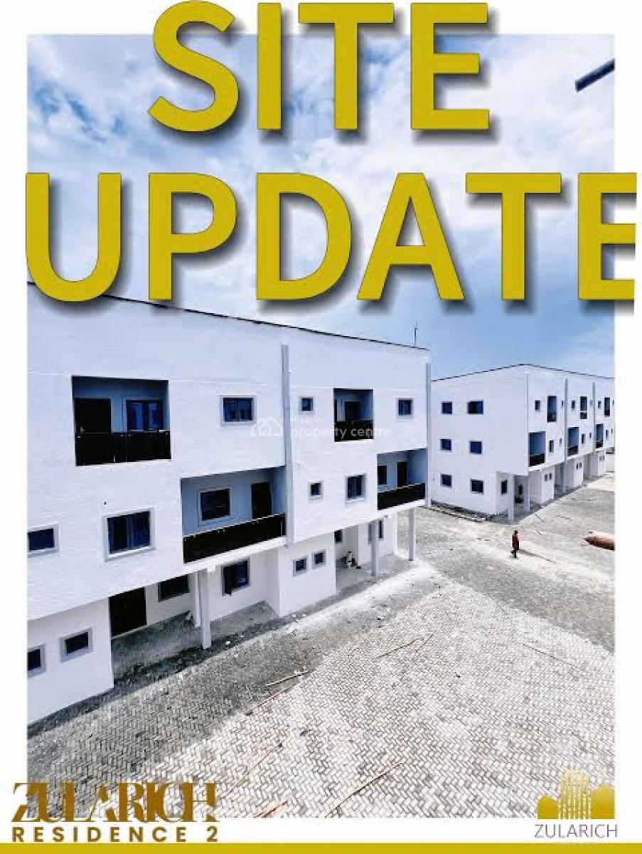 Luxury 4 Bedroom Terrace: Pay & Park in, Zularich Residence 2, Off Monastery Road, Sangotedo, Ajah, Lagos, Terraced Duplex for Sale