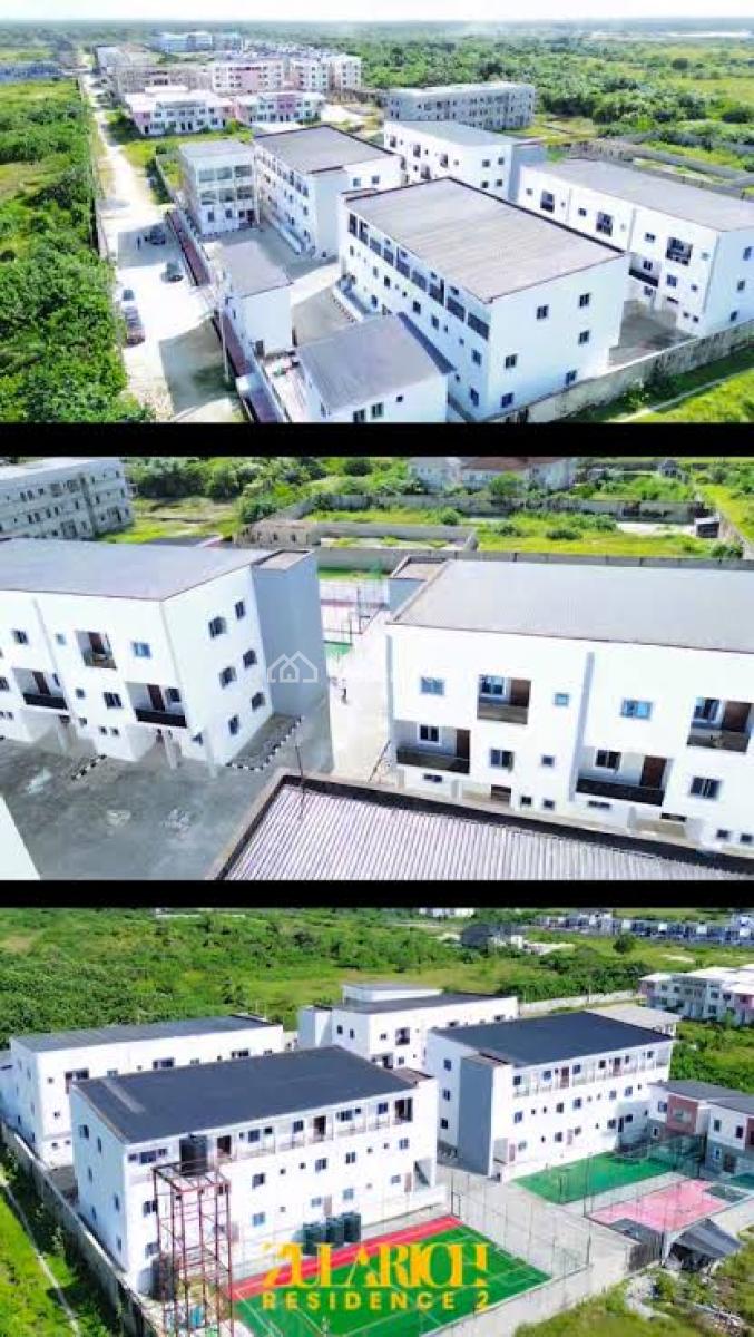 Luxury 4 Bedroom Terrace: Pay & Park in, Zularich Residence 2, Off Monastery Road, Sangotedo, Ajah, Lagos, Terraced Duplex for Sale