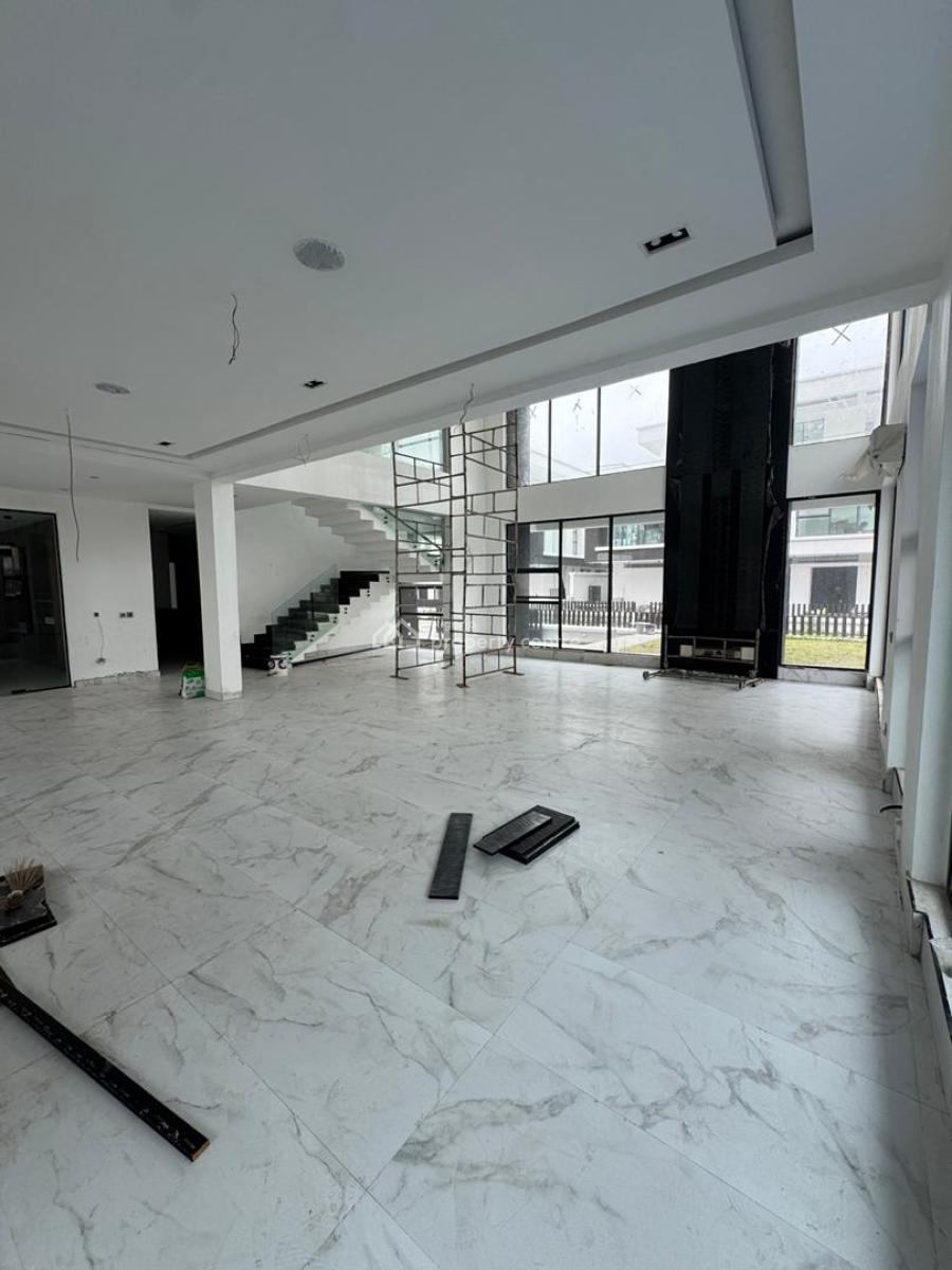 Ultra-luxury 5-bedroom Mansion with Bq, Gym, Cinema, Swimming Pool, Osapa, Lekki, Lagos, Detached Duplex for Sale