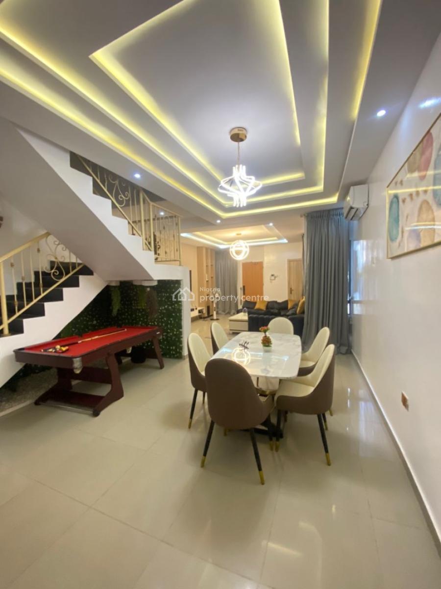 Luxury 4 Bedrooms Terraced Duplex in a Serene Environment, Richmond Gate, Ikate, Lekki, Lagos, Terraced Duplex Short Let