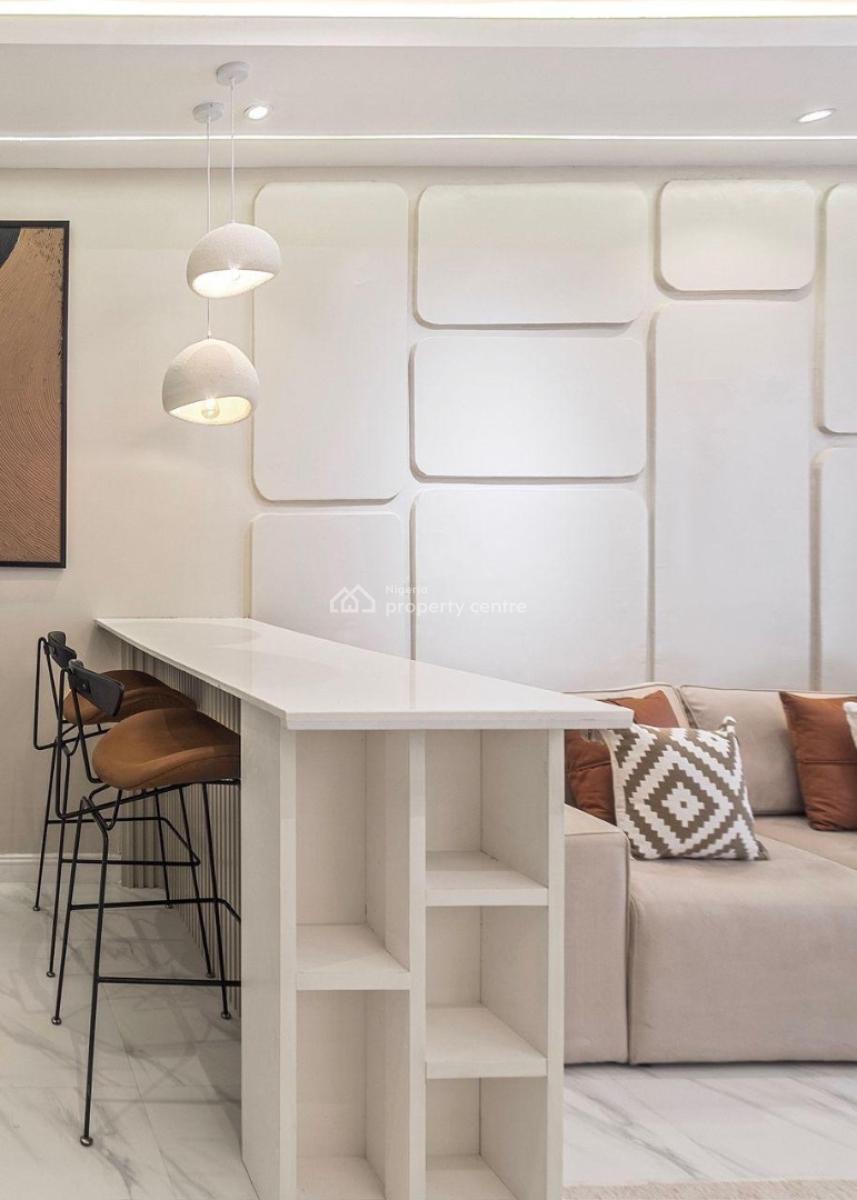 Brand New 3bedroom Smart Home with 2 Balconies, Swimming Pool  Gym &, Lekki Phase 1, Lekki, Lagos, Flat / Apartment Short Let