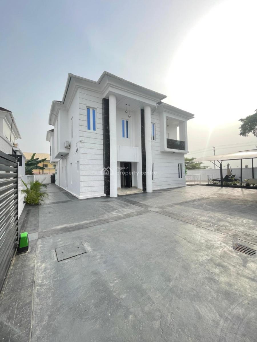 Luxurious 5 Bedrooms Fully Detached Duplex with Bq, 2 Living Room and Pool, Osapa London, Osapa, Lekki, Lagos, Detached Duplex for Sale