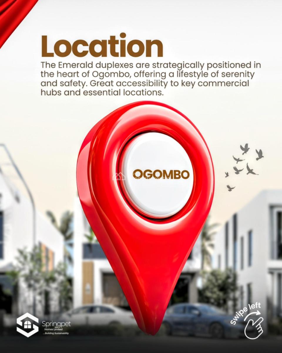 Luxury 4 Bedroom Duplex with C of O: Pay and Park in 12 Months, Emerald Duplexes, Beside Abraham Adesanya, Ogombo, Ajah, Lagos, Detached Duplex for Sale