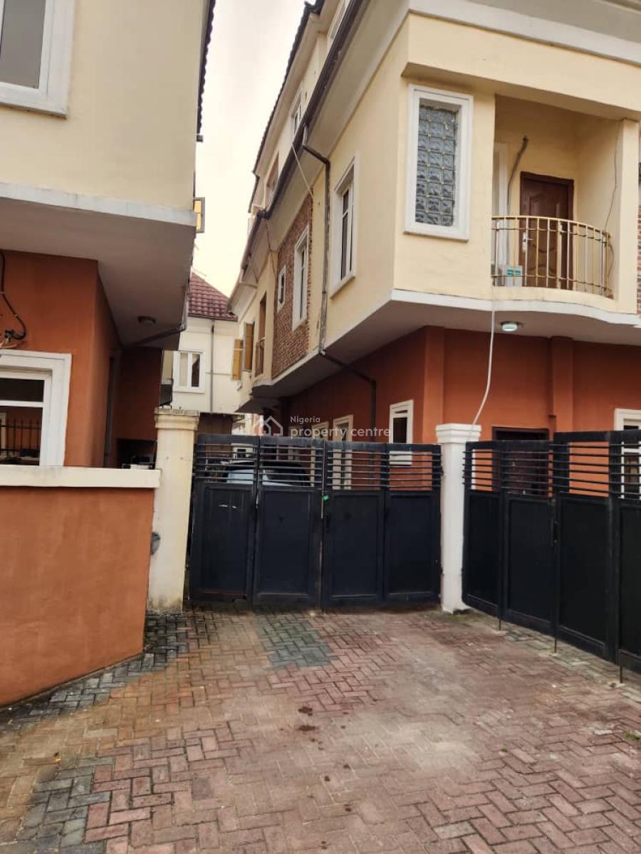 Lovely 4 Bedroom Semi Detached Duplex(self Compound), Silicon Vale Estate, Ologolo, Lekki, Lagos, Semi-detached Duplex for Rent