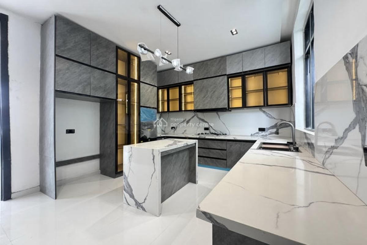 Astonishing 5 Bedroom Detached Duplex with Boys Quarter, Chevron, Lekki, Lagos, Detached Duplex for Sale