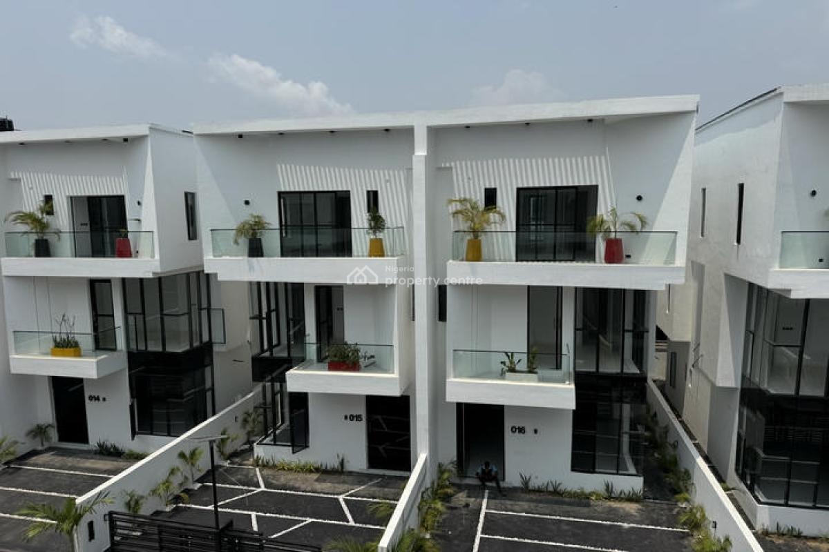 Automated 4 Bedroom Semi-detached Duplex with Bq, Lekki, Lagos, Semi-detached Duplex for Sale