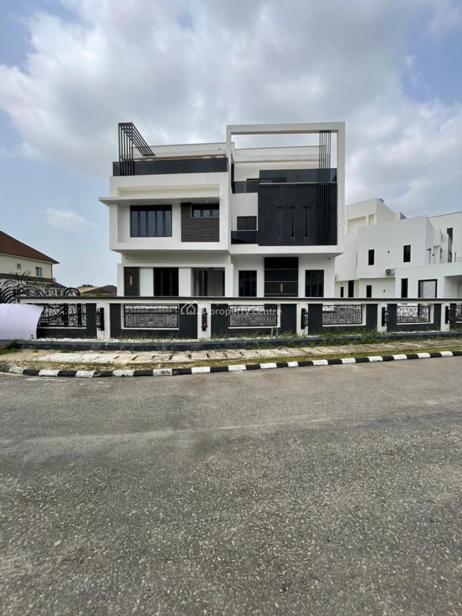 Exquisitely Built 5 Bedroom Fully Detached Duplex with Bq, Osapa, Lekki, Lagos, Detached Duplex for Sale