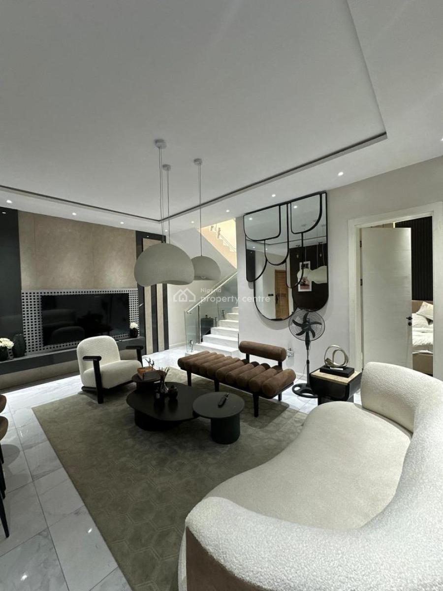 Fully Furnished 3 Bedroom Maisonette with Elevator, Ikate, Lekki, Lagos, House for Rent