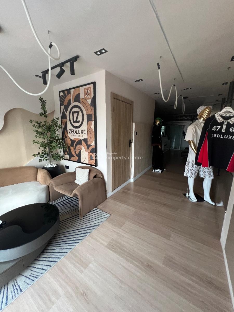 Shop Space Upstairs Facing Road, Emmanuel Abimbola Cole, Lekki Phase 1, Lekki, Lagos, Shop for Rent