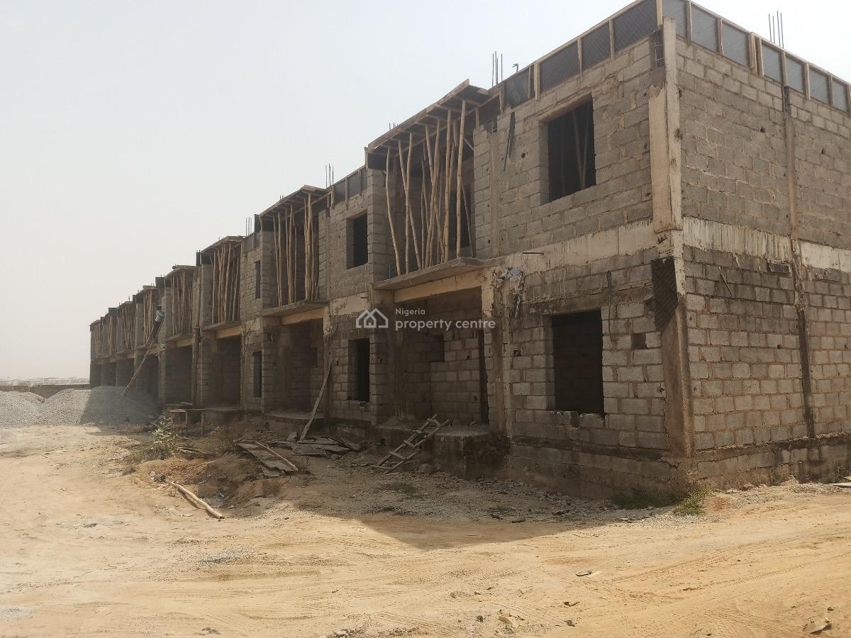 4 Bedroom Terrace Duplexes with Bq, Tangerine Garden City Phase 2 & 3, Dakibiyu, Abuja, Terraced Duplex for Sale
