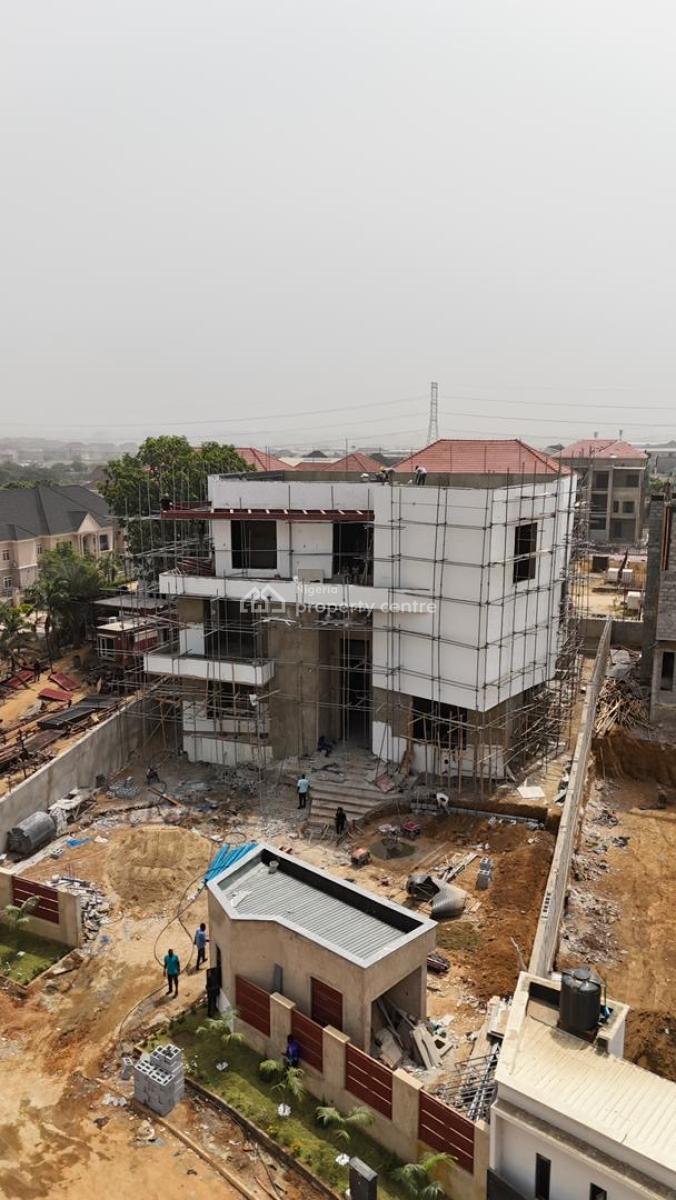 Solidly Built 6 Bedroom Fully Detached Duplex + 2 Rooms Bq with Pool, Katampe Extension, Katampe, Abuja, Semi-detached Bungalow for Sale