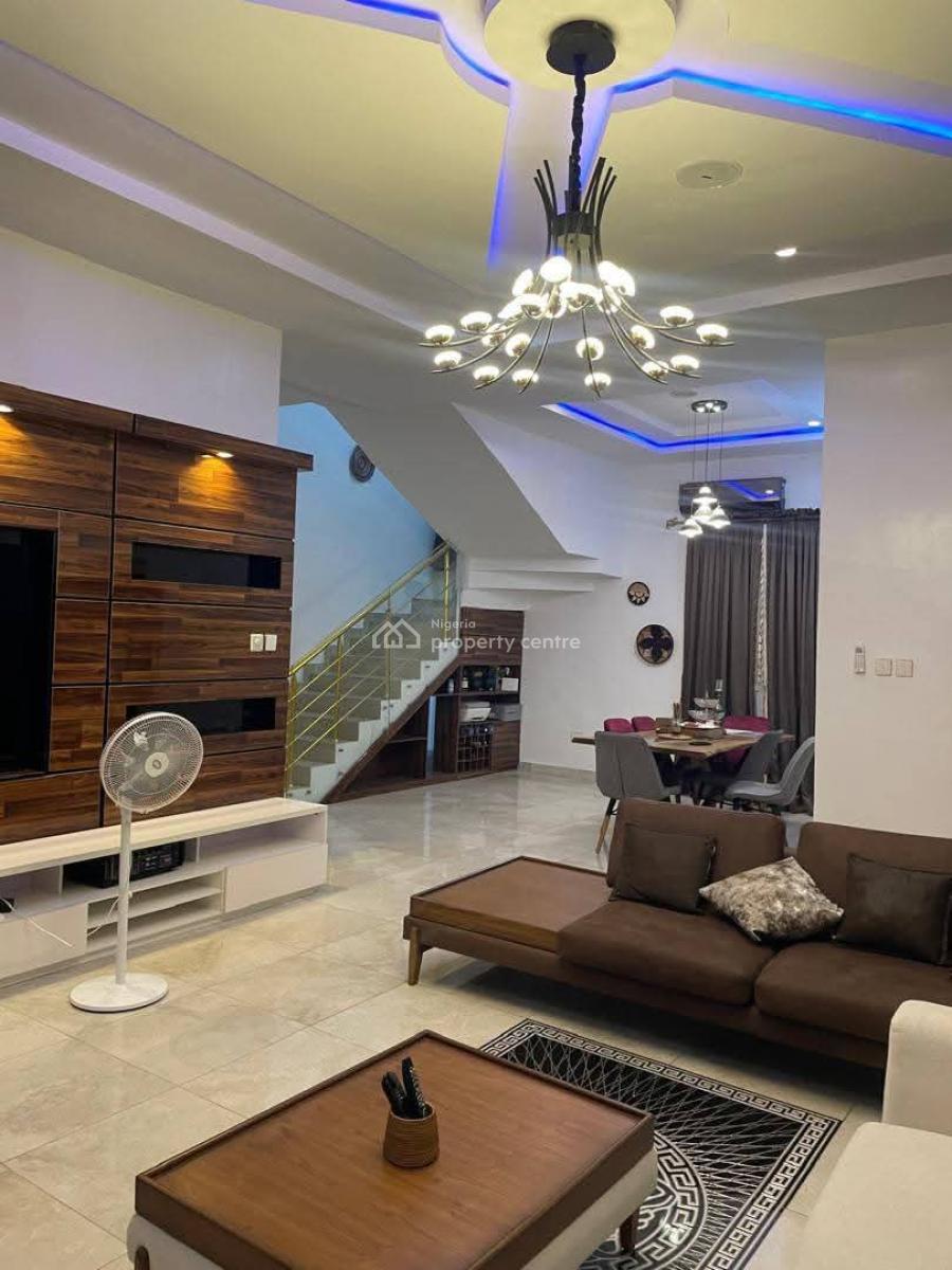 Fully Furnished 4 Bedroom Duplex+ Bq, Oral Estate, Ikota, Lekki, Lagos, Detached Duplex for Rent