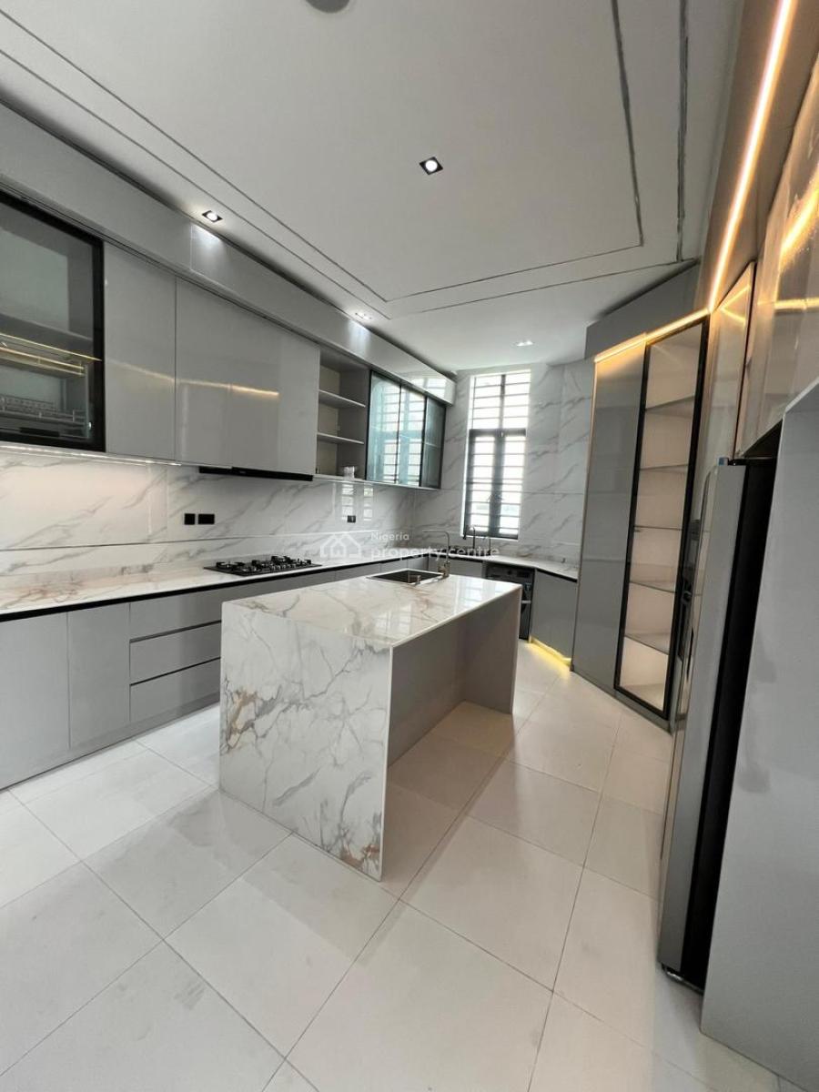 Magnificent 5 Bedroom Duplex with Pool, Rooftop & Cinema, Chevron. Features Includes Bq, Study Room & Patio, Lekki, Lagos, Detached Duplex for Sale