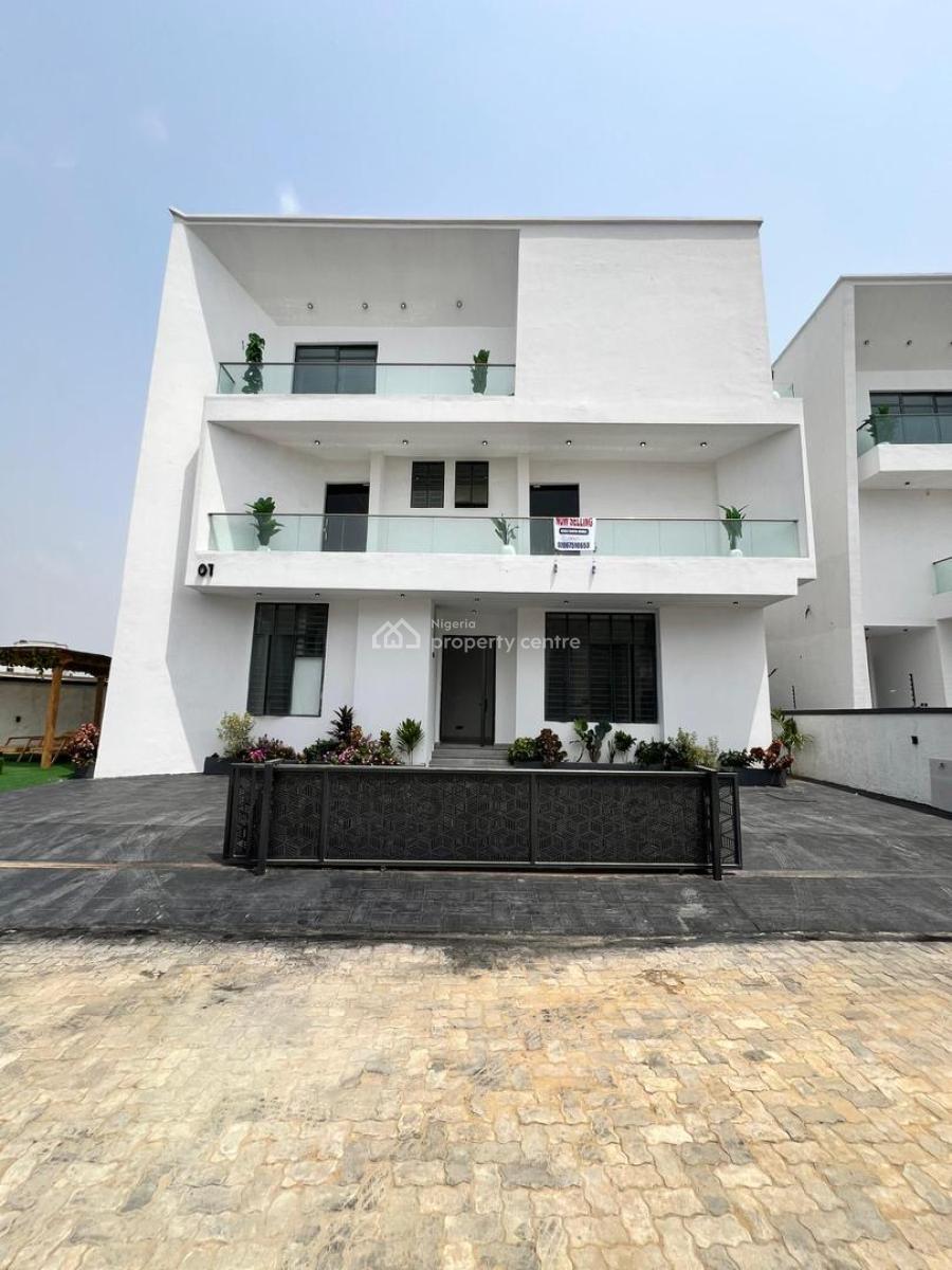Magnificent 5 Bedroom Duplex with Pool, Rooftop & Cinema, Chevron. Features Includes Bq, Study Room & Patio, Lekki, Lagos, Detached Duplex for Sale