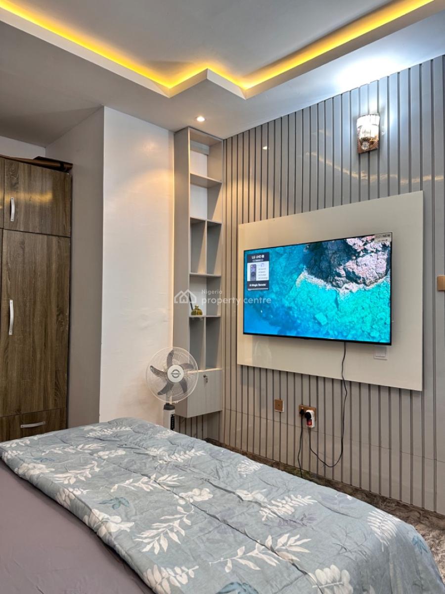 Furnished 1 Bedroom on Monthly Stay, Orchid Road Close to Coastal Road, Lekki, Lagos, Mini Flat (room and Parlour) for Rent