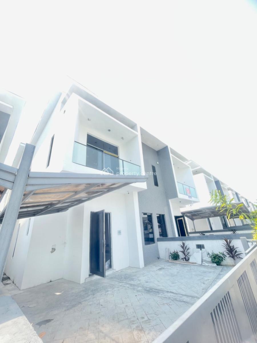 Luxury 4 Bedroom Semi-detached with Bq, By Second Toll Gate, Lekki, Lagos, Semi-detached Duplex for Sale