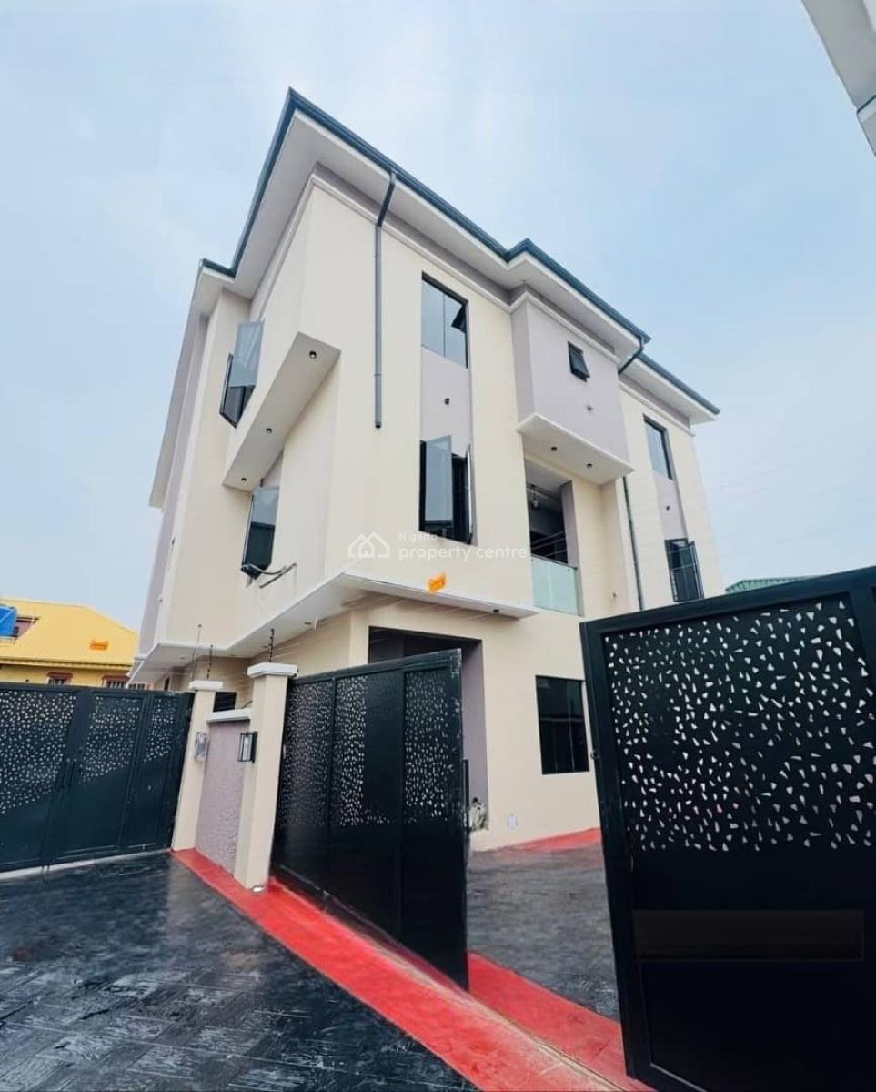 Lovely Built 4 Bedroom Semi Detached Duplex with Bq in Secure Estate, Gra Phase 1, Magodo, Lagos, Semi-detached Duplex for Sale