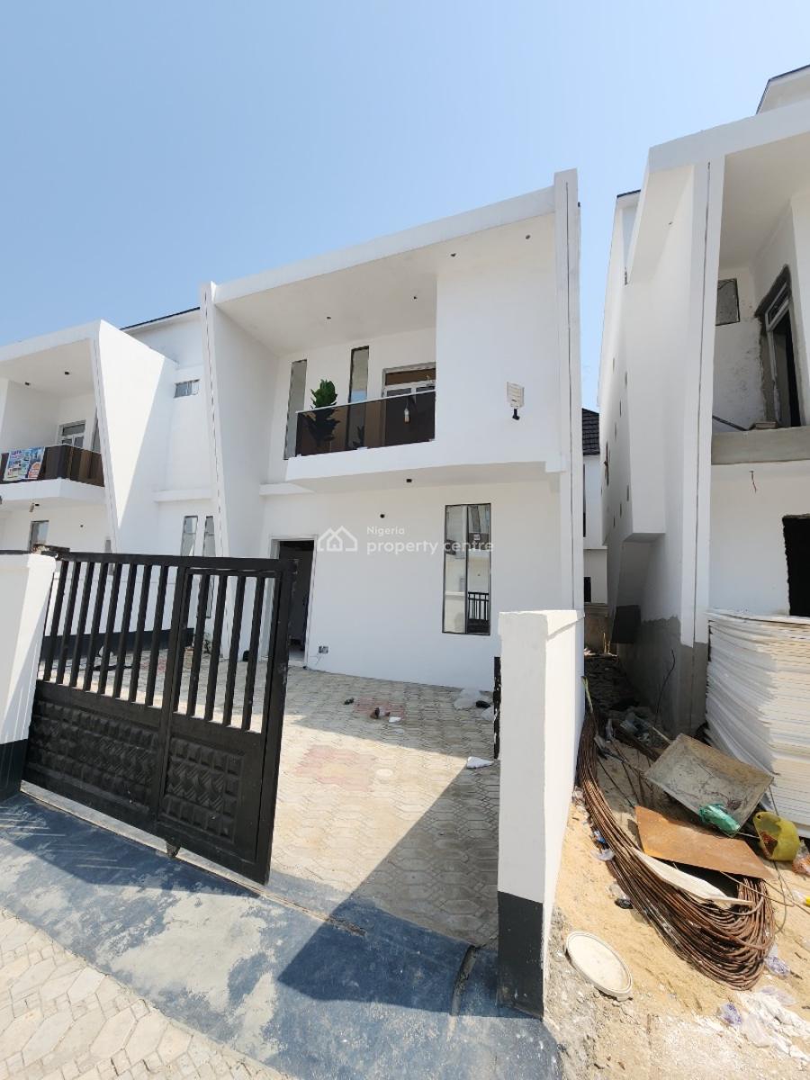 Lovely 4 Bedroom Self Compound Semi Detached Duplex with Bq, Ikota, Lekki, Lagos, Semi-detached Duplex for Sale