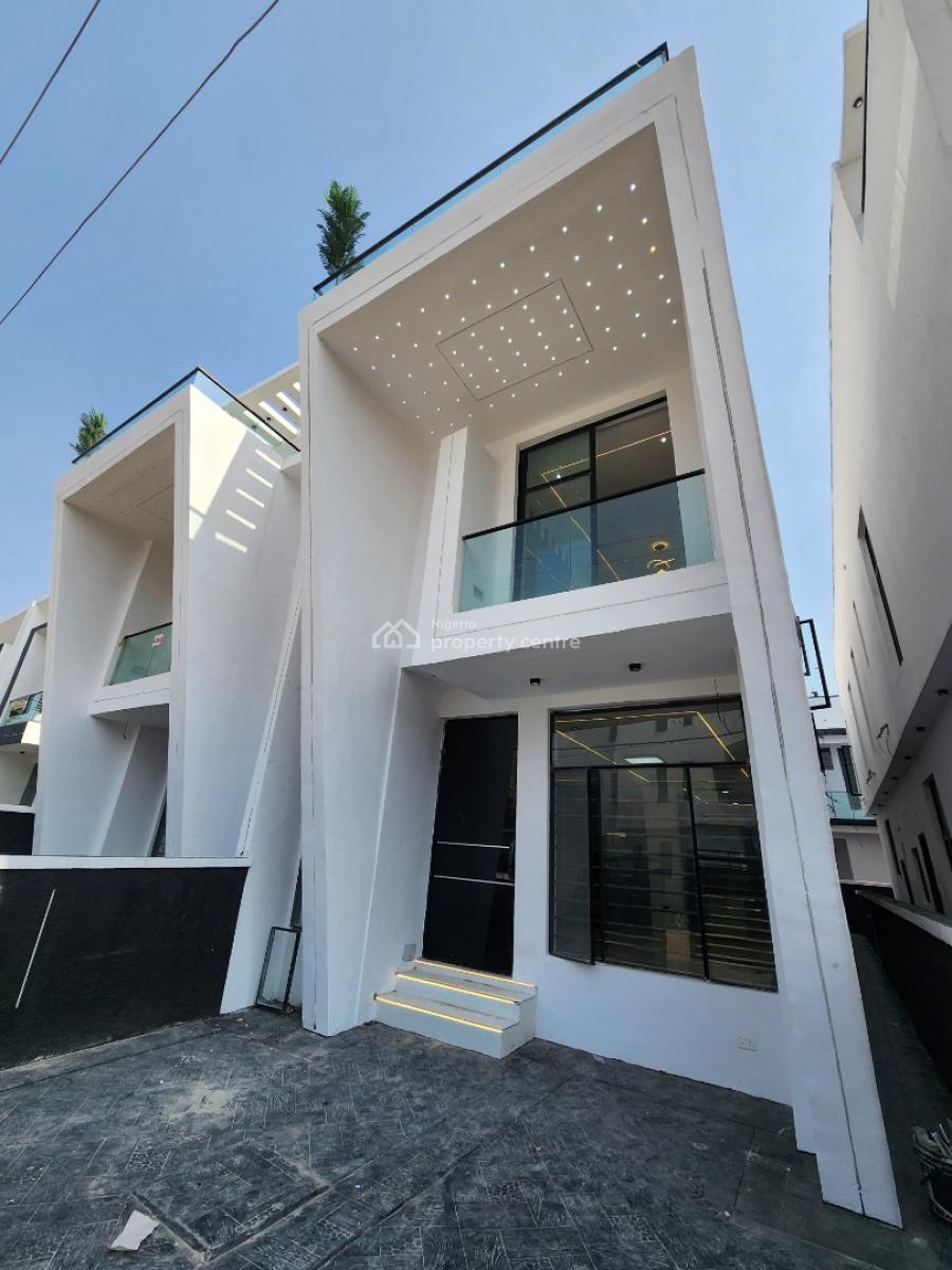 Nicely Built 4 Bedroom Semi Detached Duplex with Bq, Ikota, Lekki, Lagos, Semi-detached Duplex for Sale