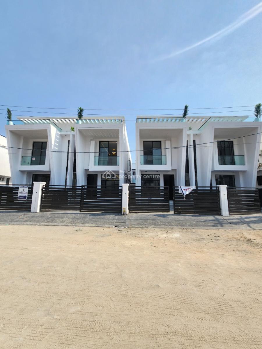 Nicely Built 4 Bedroom Semi Detached Duplex with Bq, Ikota, Lekki, Lagos, Semi-detached Duplex for Sale