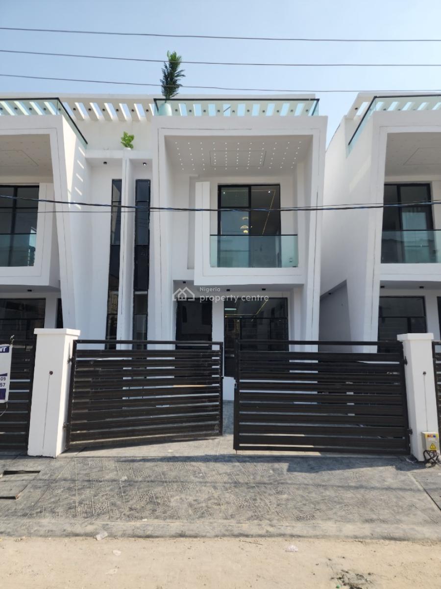 Nicely Built 4 Bedroom Semi Detached Duplex with Bq, Ikota, Lekki, Lagos, Semi-detached Duplex for Sale