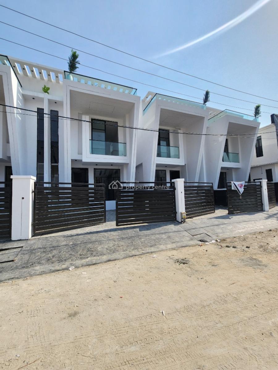 Nicely Built 4 Bedroom Semi Detached Duplex with Bq, Ikota, Lekki, Lagos, Semi-detached Duplex for Sale