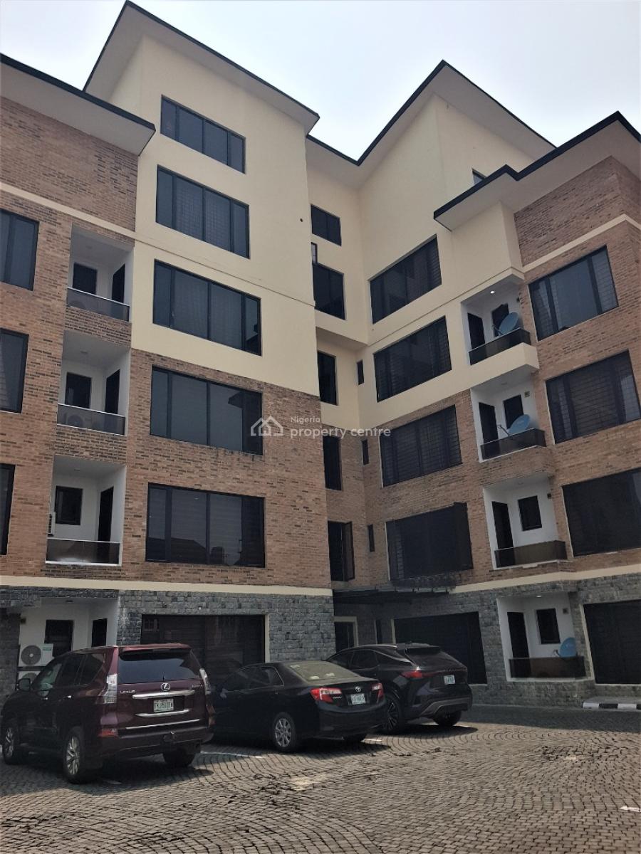 Luxury 3 Bedroom Flat with Bq in a Fully Serviced Estate, Lekki Phase 1, Lekki, Lagos, Flat / Apartment for Rent