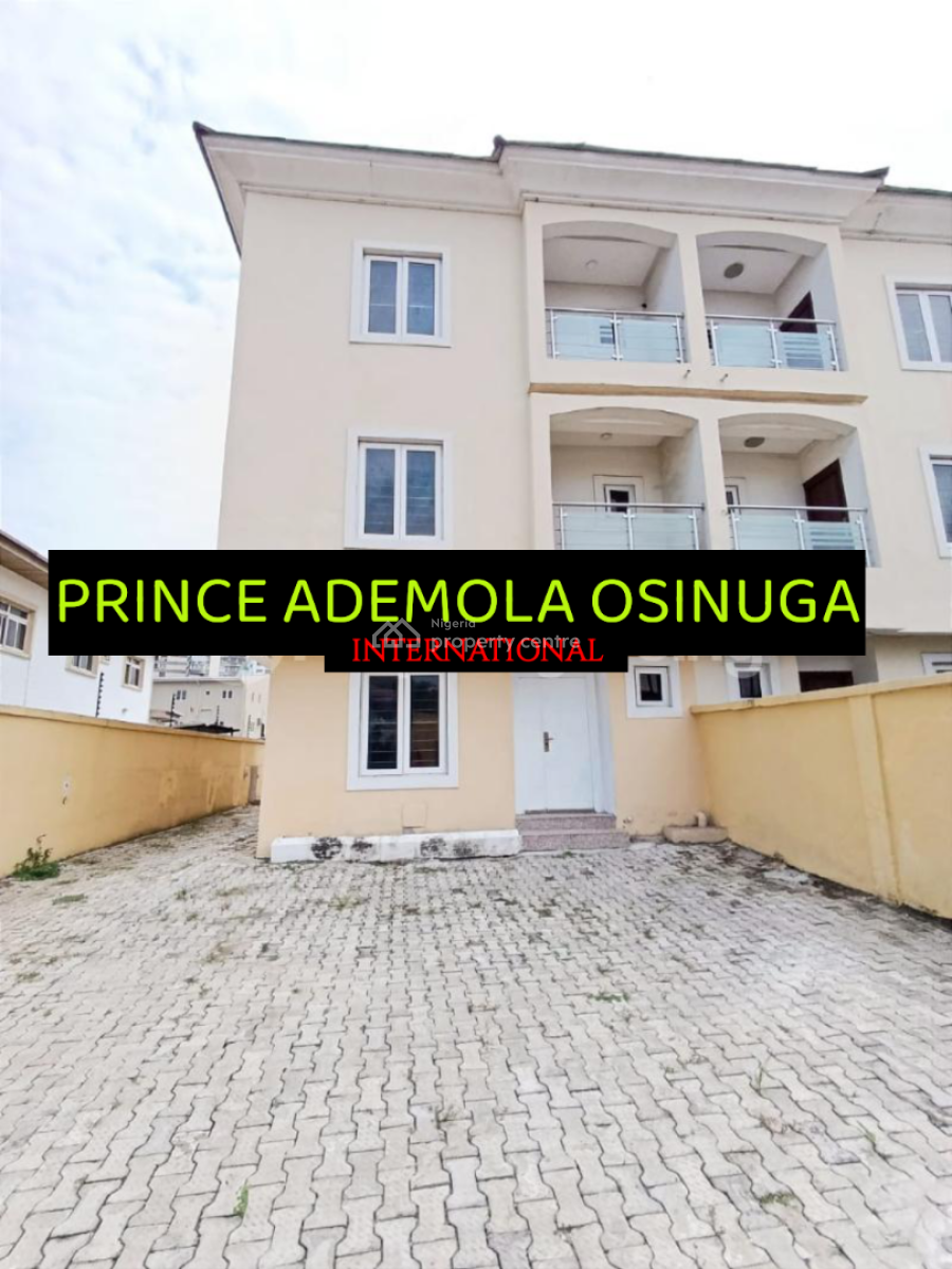 Self Serviced Semi Detached 4 Bedroom House with 2 Rooms Bq, Parkview, Ikoyi, Lagos, Semi-detached Duplex for Rent