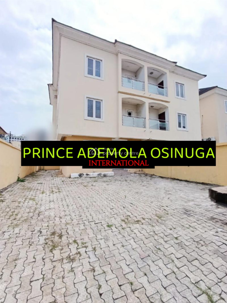 Self Serviced Semi Detached 4 Bedroom House with 2 Rooms Bq, Parkview, Ikoyi, Lagos, Semi-detached Duplex for Rent