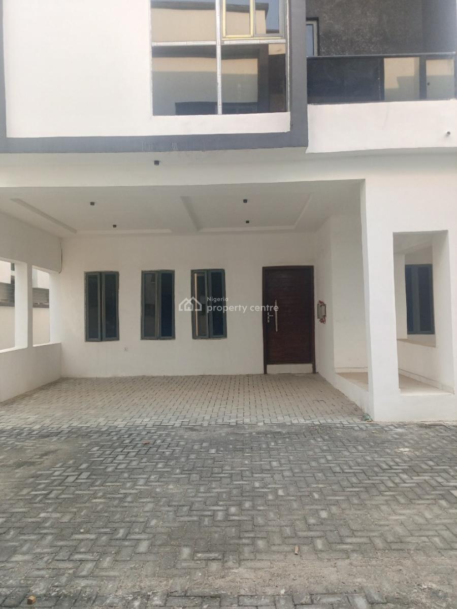 Self Serviced 4 Bedroom Terraced Duplex, New Road, Opposite Chevron, Lekki, Lagos, Terraced Duplex for Rent