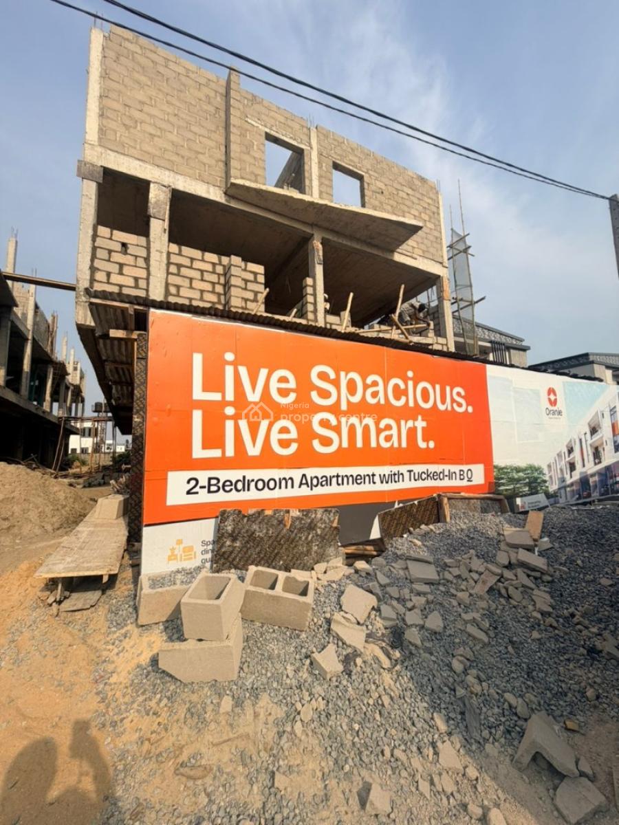 Luxurious 2bedrooms Apartment ( on Going Construction), Oranje Apartments Is in Atlantic Layout Axies, Alasia, Ajah, Lagos, Block of Flats for Sale